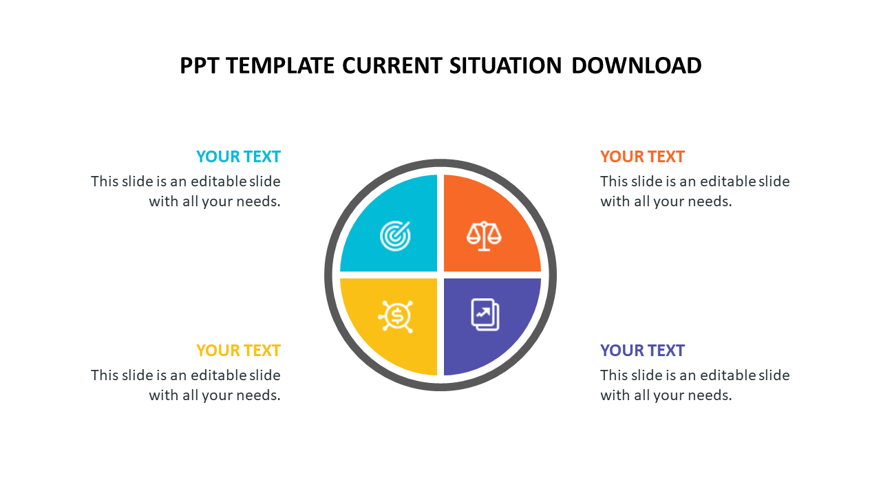 ppt template Current situation download
